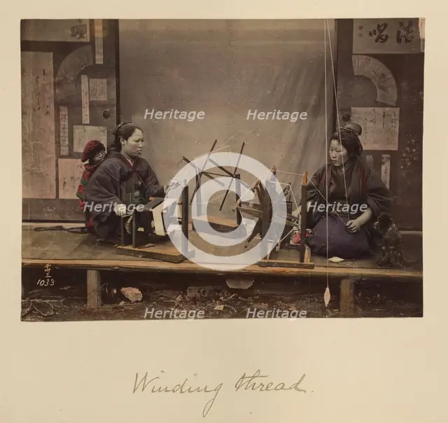 Winding Thread, about 1873-1883. Creator: Shinichi Suzuki I.