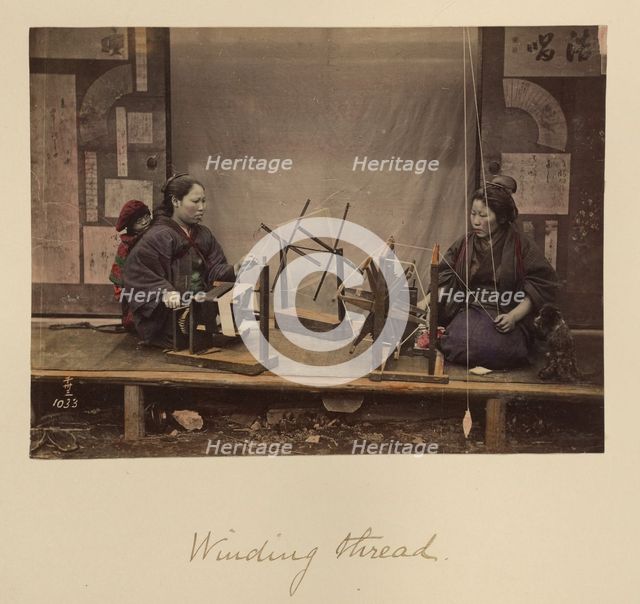 Winding Thread, about 1873-1883. Creator: Shinichi Suzuki I.