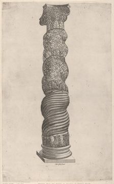 Winding Column from Saint Peter's, Rome. Creator: Unknown