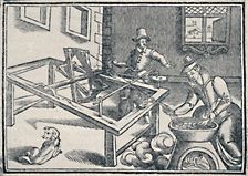 Winding Off Silk c1600, (1903)