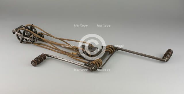Windlass [pictured on crossbow], France, late 15th/16th cent.(poss. 19th cent... Creator: Unknown.