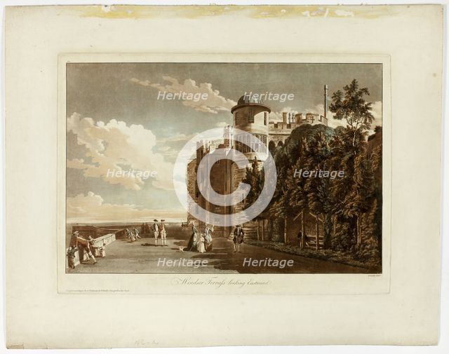 Windsor Terrace Looking Eastward, 1809. Creator: Paul Sandby.