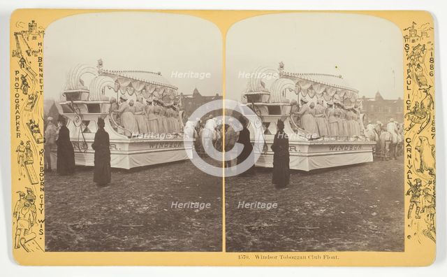 Windsor Toboggan Club Float, 1886/88. Creator: Henry Hamilton Bennett.