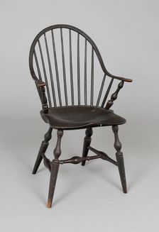 Windsor Armchair, 1752/87. Creator: J.M. Hasbrouck