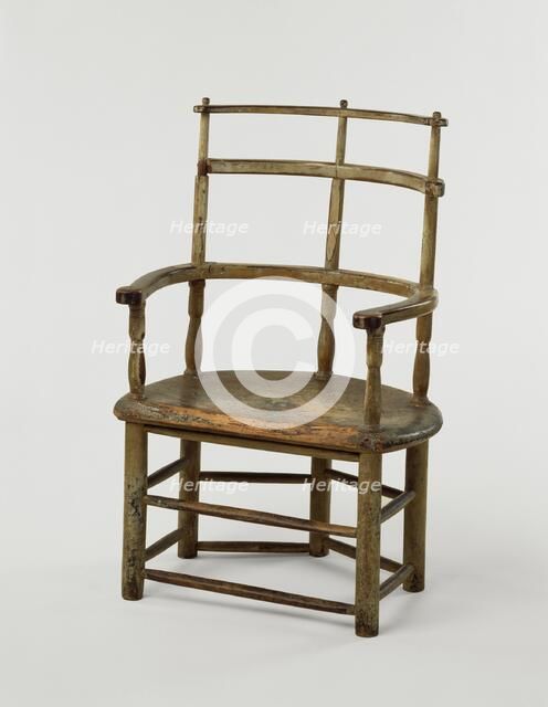 Windsor Armchair, 1785/1820. Creator: Unknown.