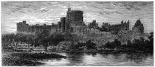 Windsor at Sunrise, from the Brocas 1880.Artist: Robert Taylor Pritchett