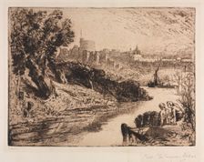 Windsor Castle, 1878. Creator: Francis Seymour Haden (British, 1818-1910)