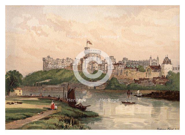 'Windsor Castle', 1880. Artist: Unknown