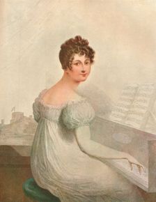 Windsor Castle, 1821. Georgina Quentin mistress of King George IV (1762-1830), 1911