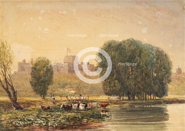 Windsor Castle, 1834. Creator: David Cox the Elder.