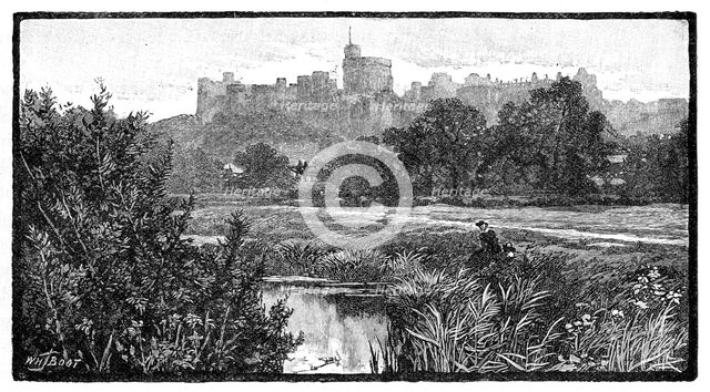 Windsor Castle, 1900.Artist: William Henry James Boot