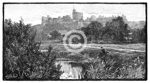 Windsor Castle, 1900.Artist: William Henry James Boot