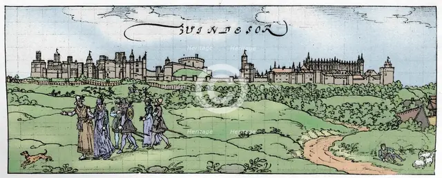 'Windsor Castle', (1902).  Artist: Unknown.