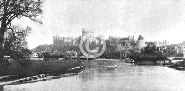 'Windsor Castle at the time of Victoria', (1901).  Creator: Unknown.