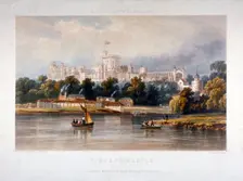 Windsor Castle, Berkshire, 1851. Artist: Thomas Picken