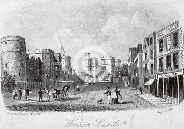 Windsor Castle, Berkshire, 1860. Artist: Anon