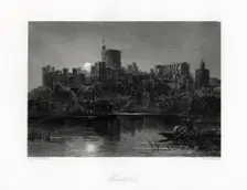 Windsor Castle, Berkshire, 19th century. Artist: J Horsburgh