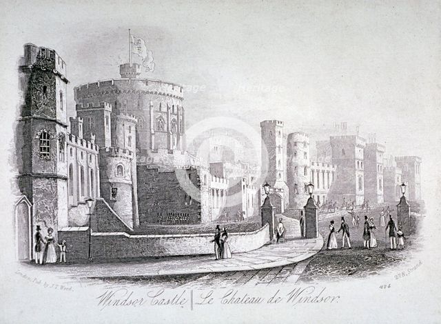 Windsor Castle, Berkshire, c1860 Artist: Anon
