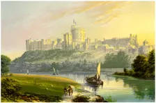 Windsor Castle, Berkshire, the Royal residence, c1880