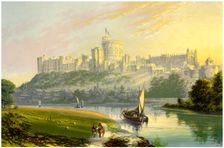 Windsor Castle, Berkshire, the Royal residence, c1880