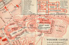 Windsor Castle c20th Century. Artist: John Bartholomew