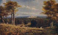 Windsor Castle from the Great Park 1846. Artist: David Cox the elder