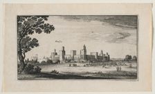 Windsor Castle from the Southeast, 1644. Creator: Wenceslaus Hollar (Bohemian, 1607-1677)