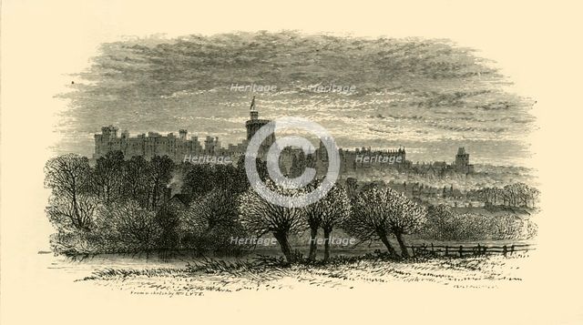 'Windsor Castle from the Provost's Lodge at Eton', 1911. Creator: Unknown.