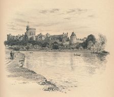 Windsor Castle From The River 1902. Artist: Thomas Robert Way