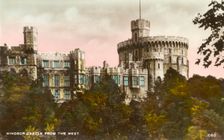 Windsor Castle from the West 1935. Creator: Unknown