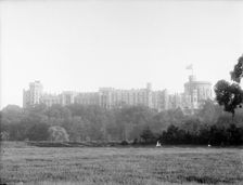 Windsor Castle from Home Park, Windsor, Berkshire, c1860-c1922. Artist: Henry Taunt
