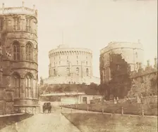 Windsor Castle, June 1841. Creator: William Henry Fox Talbot