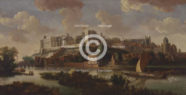 Windsor Castle Seen from the Thames, ca. 1700. Creator: Unknown.