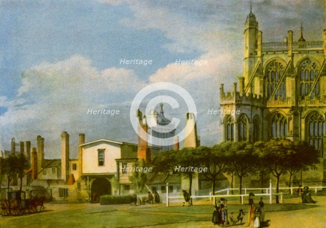 'Windsor Castle: St. George's Chapel', 1768, (1942).  Creator: Paul Sandby.