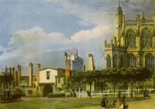 Windsor Castle: St. George's Chapel 1768, (1942). Creator: Paul Sandby