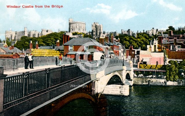 Windsor Castle, Windsor, Berkshire, early 20th century. Artist: Unknown
