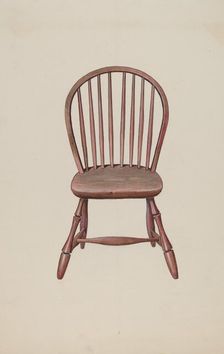 Windsor Chair, 1936. Creator: Dana Bartlett