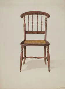 Windsor Chair, 1936. Creator: Dana Bartlett