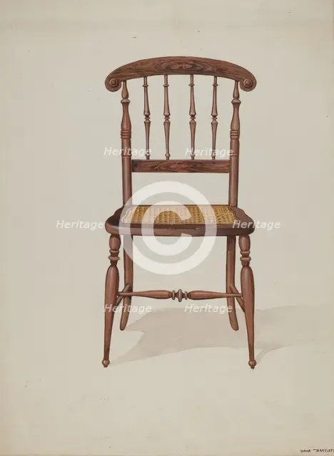 Windsor Chair, 1936. Creator: Dana Bartlett.