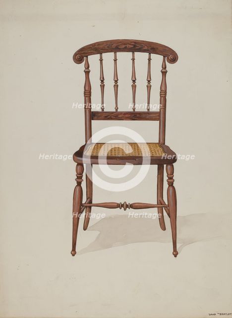 Windsor Chair, 1936. Creator: Dana Bartlett.