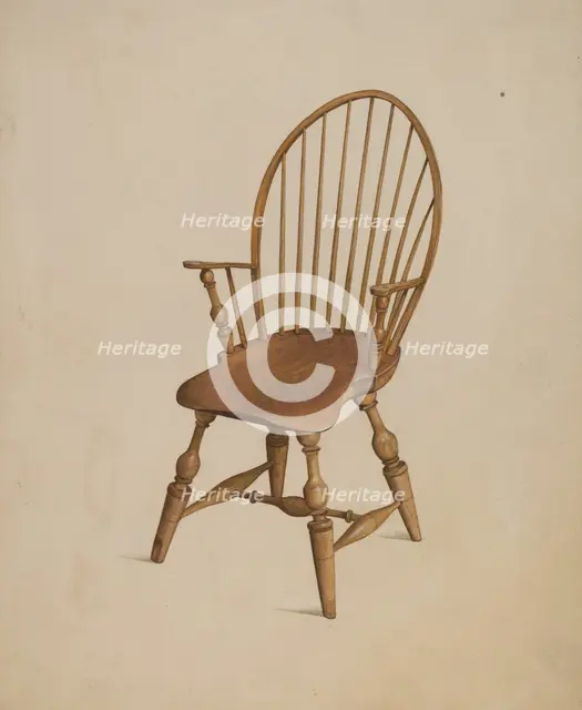 Windsor Chair, 1937. Creator: Ray Holden.