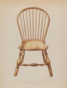 Windsor Chair, c. 1936. Creator: Gerald Bernhardt