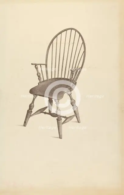 Windsor Chair, c. 1937. Creator: Ray Holden.