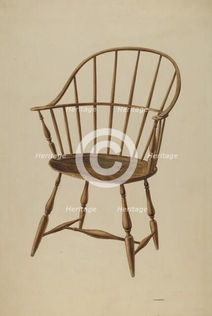 Windsor Chair, c. 1939. Creator: Louis Plogsted.