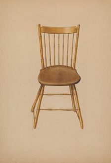 Windsor Chair, c. 1941. Creator: Ralph Russell