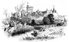 Windsor, from Clewer 1880.Artist: Robert Taylor Pritchett