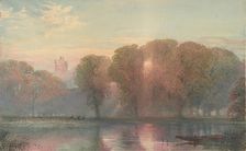 Windsor from Datchet, 1870-78. Creator: William Collingwood Smith