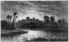 Windsor, from the East Approach 1880.Artist: Robert Taylor Pritchett