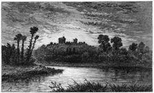 Windsor, from the East Approach 1880.Artist: Robert Taylor Pritchett