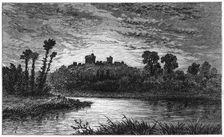 Windsor, from the East Approach 1880.Artist: Robert Taylor Pritchett